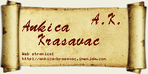 Ankica Krasavac vizit kartica